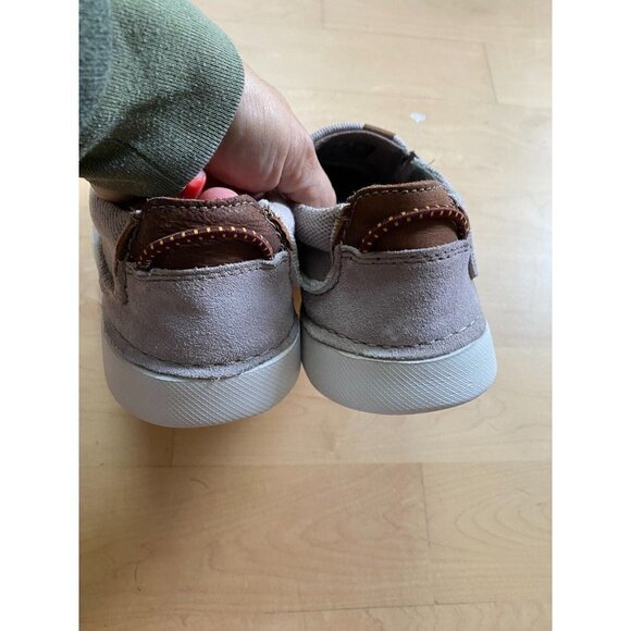 CLARKS "Gereld" step BNWT Mens Size 8 boat shoe canvas slip on - Picture 5 of 7